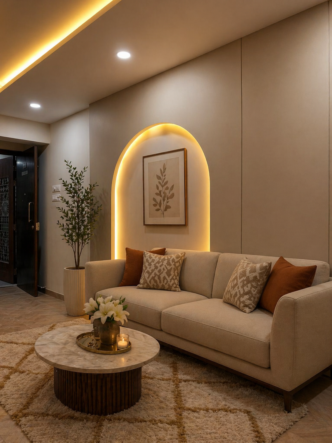 Godrej Emerald living room design